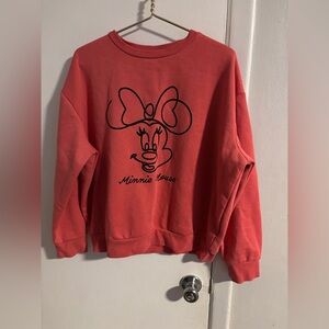 Disney Minnie Mouse Coral Crewneck Sweatshirt Women’s Large
(393)
